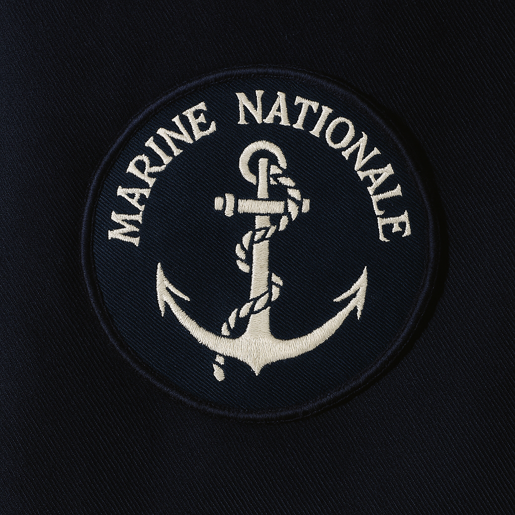 une image d'un écusson de la marine