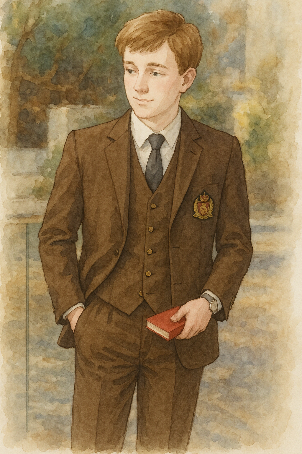 un homme en uniforme de classe