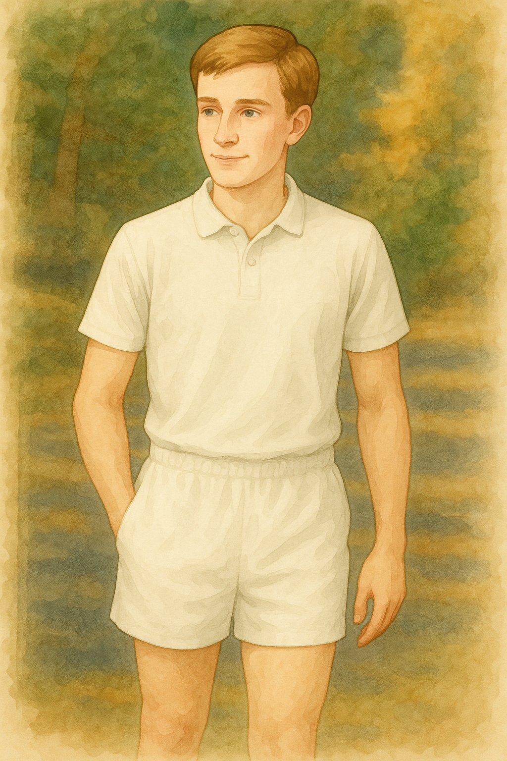 un homme en uniforme de sport