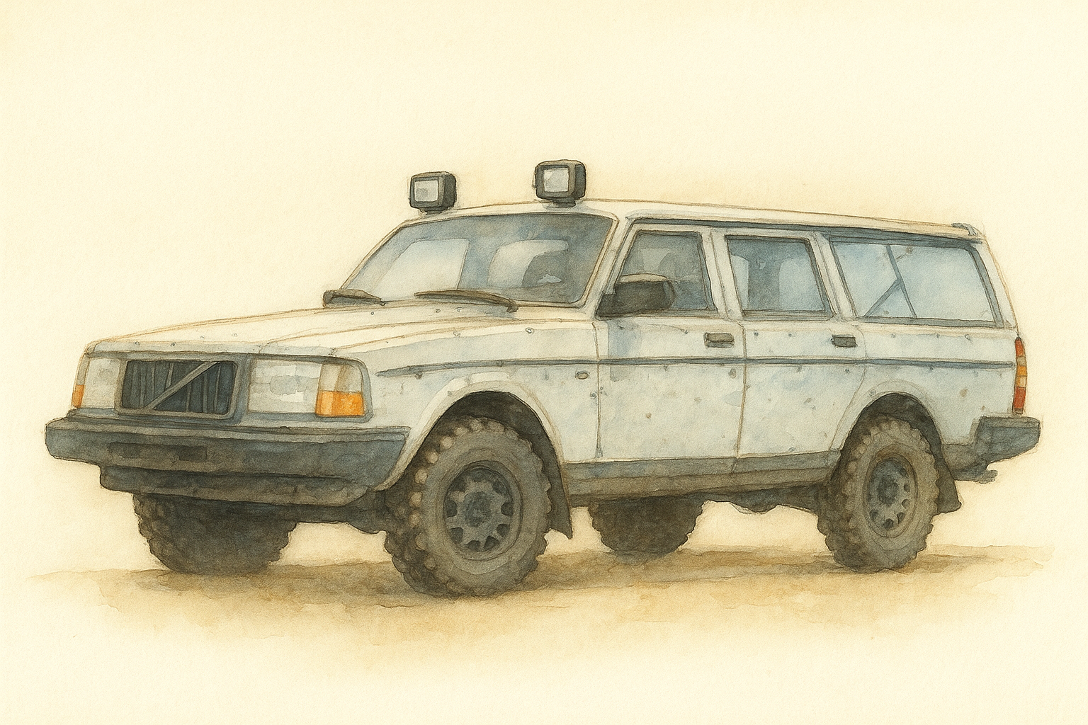 une image de la voiture type Volvo Wagon des Douanes